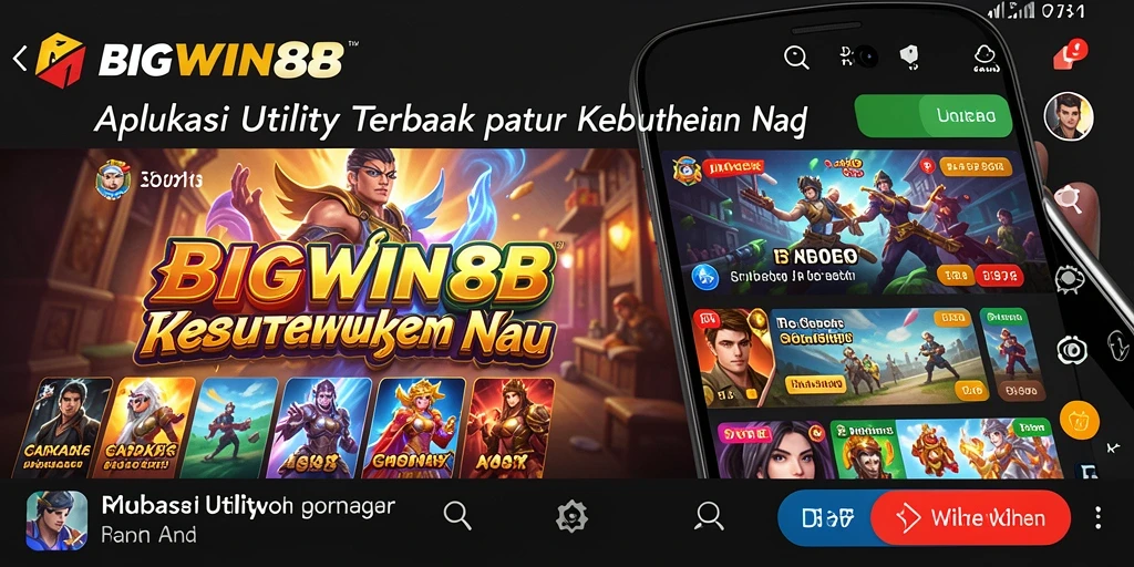 Tampilan antarmuka pengguna yang sederhana dan responsif di BIGWIN88.