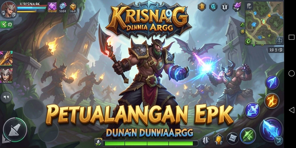 Screenshot gameplay KRISNA96 yang menunjukkan aksi seru di dunia ARPG.