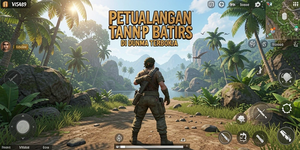 Gameplay menarik di dunia terbuka VISA89 dengan grafik menawan.